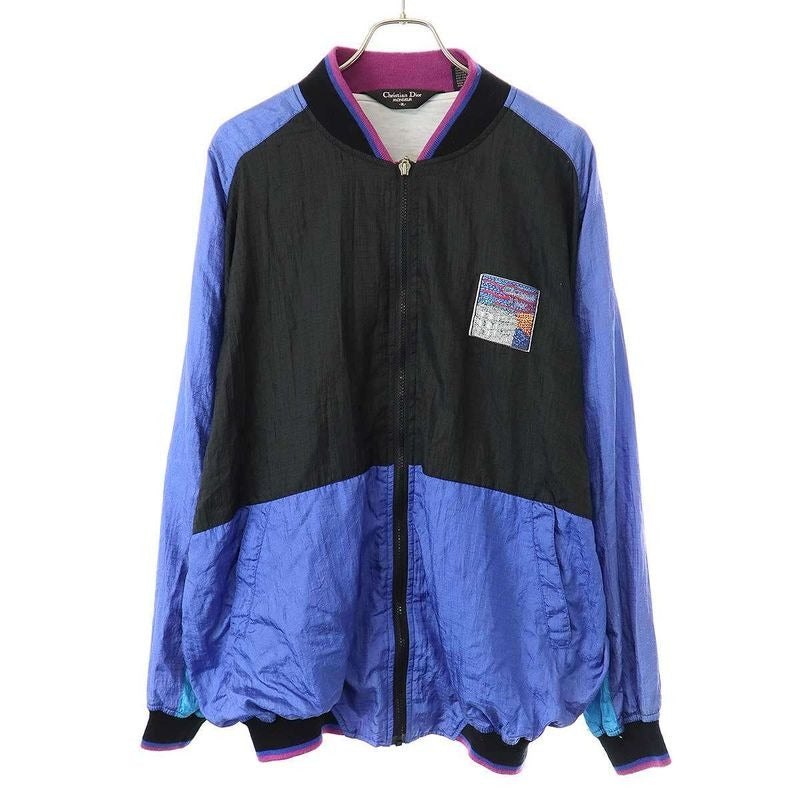 Christian Dior Monsieur Vintage Nylon Track Jacket Black XL