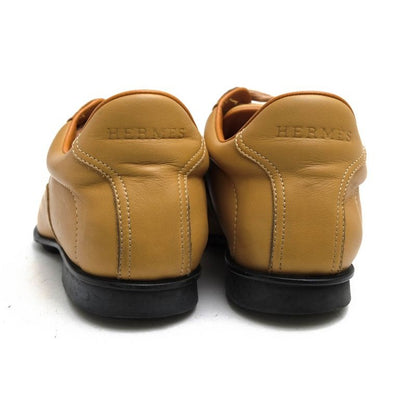 Hermes Shoes Sneakers Low Cut Women Leather Beige Quick — view 4