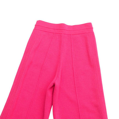 2022awLouis Vuitton Pants Size XS Cashmere X Cotton Knit Pants Zip Slit