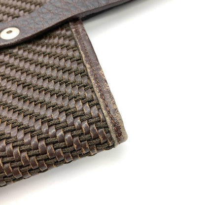 Hermes Amedava Diago PM Tote Bag Leather Polyester Brown Women