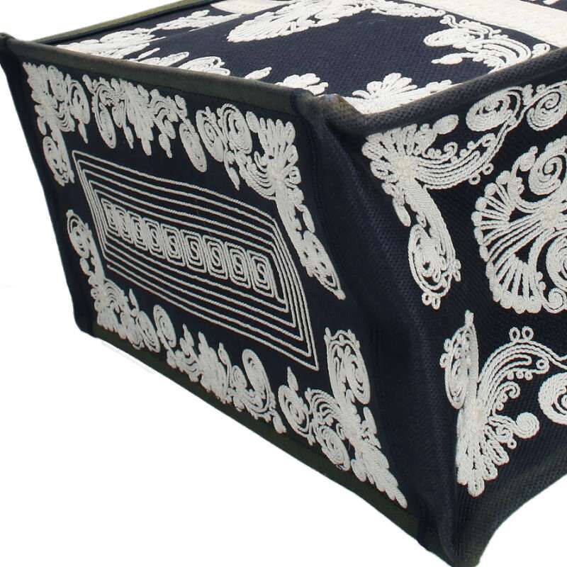 Dior BOOK TOTE Book Tote Large Gradient Finish Cornelia Embroidered Tote Bag