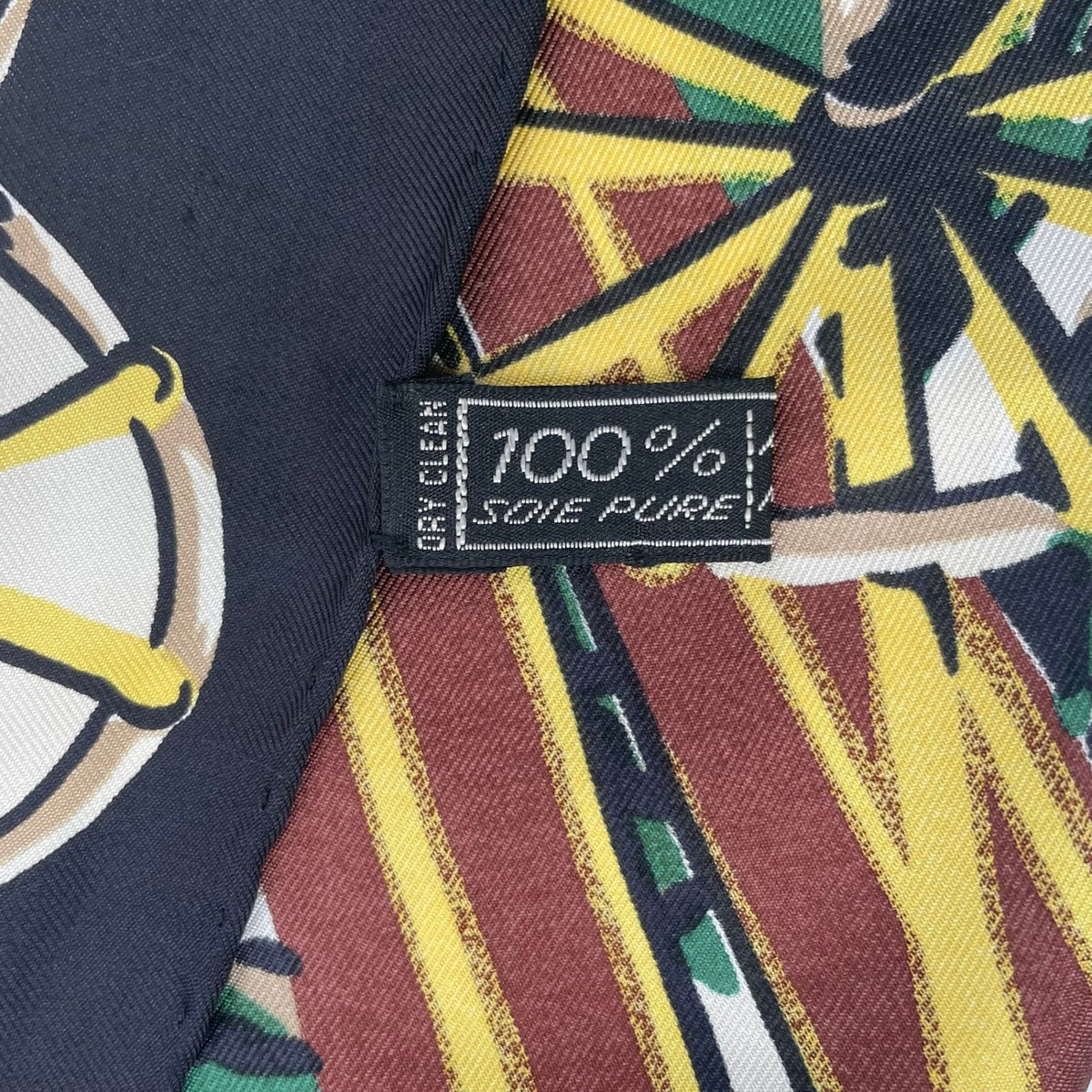 Celine Scarf Silk Snow Scenery Hotel Ski Carriage Multicolor — view 8