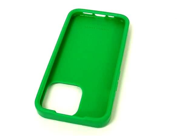 Bottega Veneta Intrecciato Rubber Iphone14pro Phone Case In Green Bk9568