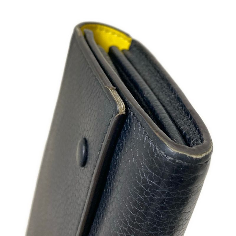 Celine Long Wallet - Black Leather