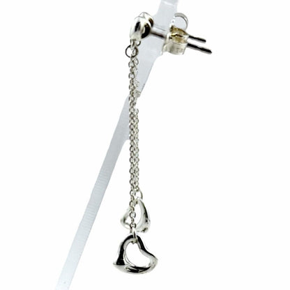 Tiffany & Co Elsa Peretti by the Yard Diamond Frame Diameter Earrings Silver — view 2