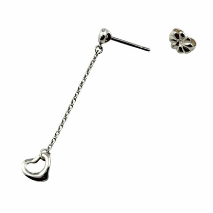 Tiffany & Co Elsa Peretti by the Yard Diamond Frame Diameter Earrings Silver — view 4