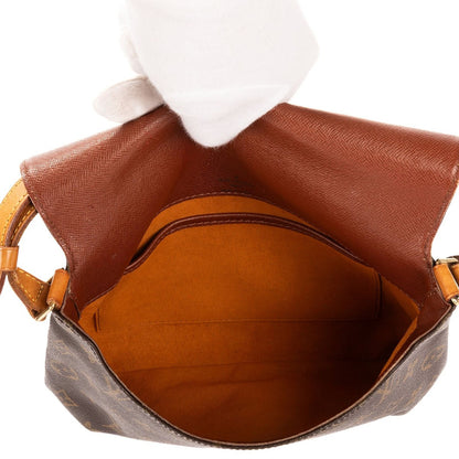 Louis Vuitton Musette Tango Brown Monogram Canvas Shoulder Bag — view 9