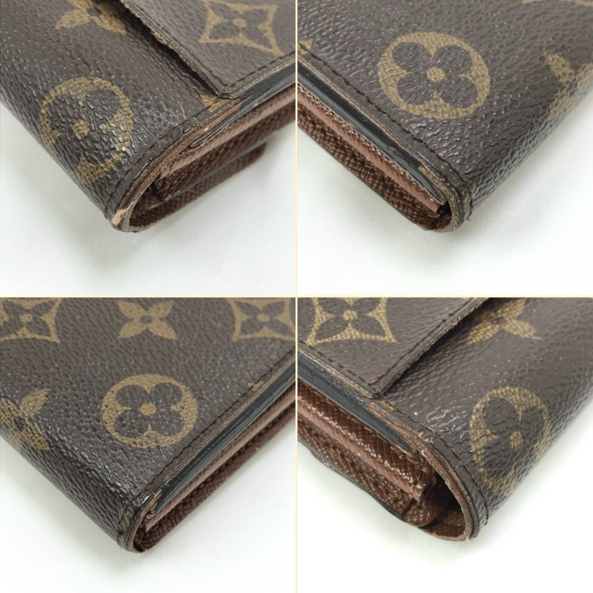 Louis Vuitton Long Wallet Monogram Portefeuille Sarah M60531 Brown