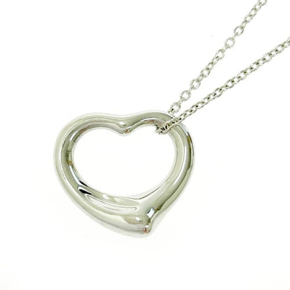Tiffany & Co Tiffany & Co Silver Elsa Peretti Open Heart Necklace 2.9g 925