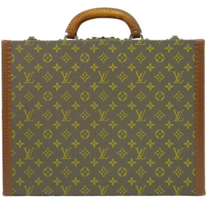 Authentic Louis Vuitton LV Cotteville 45 Monogram Trunk Travel Bag Handbag