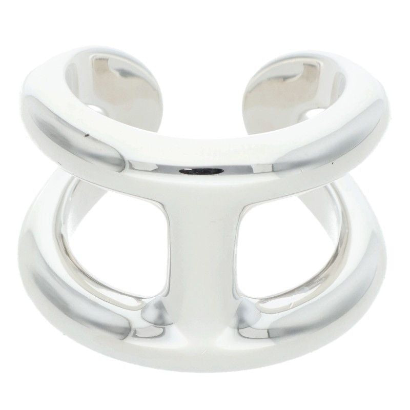 Hermes Osmose GM Silver Ring 54 13.5