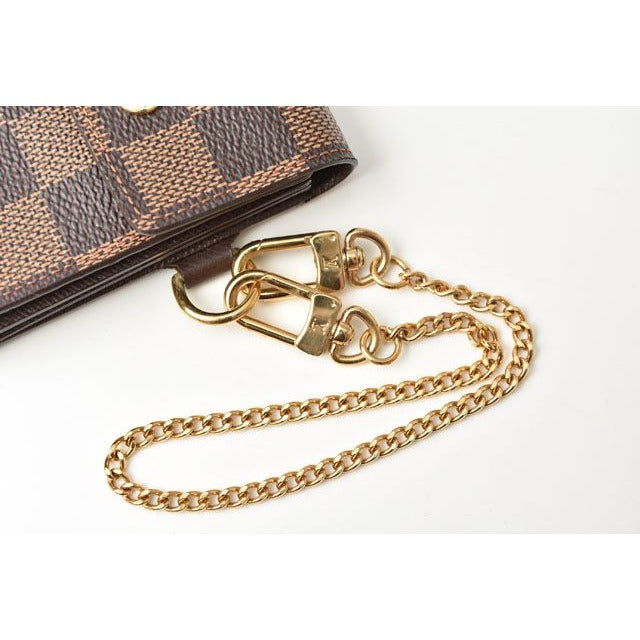 Louis Vuitton Wallet Chain Long Portefeuille Accordeion Damier — view 8