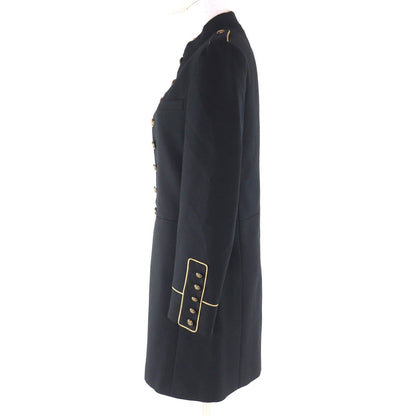 Saint Laurent Paris Lining Silk Hedi Slimane Era Wool Coat Napoleon — view 2