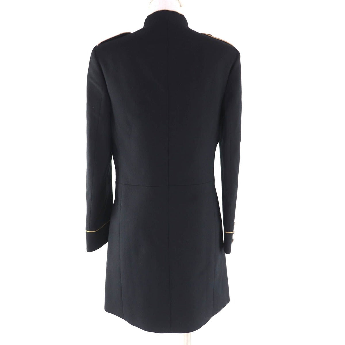 Saint Laurent Paris Lining Silk Hedi Slimane Era Wool Coat Napoleon — view 3