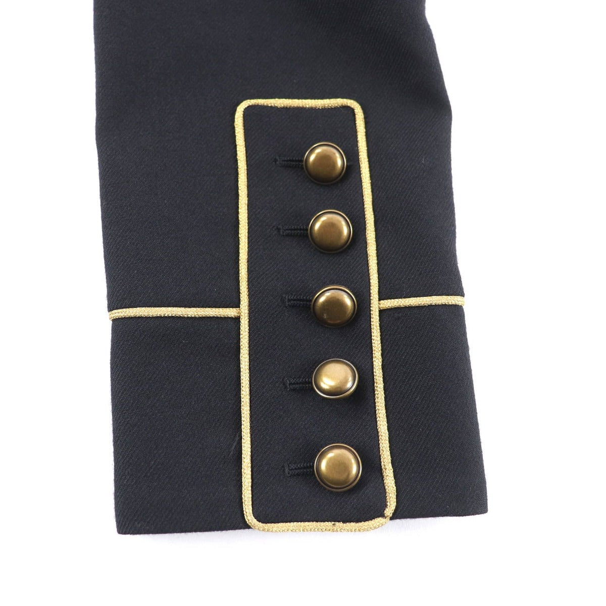 Saint Laurent Paris Lining Silk Hedi Slimane Era Wool Coat Napoleon — view 6