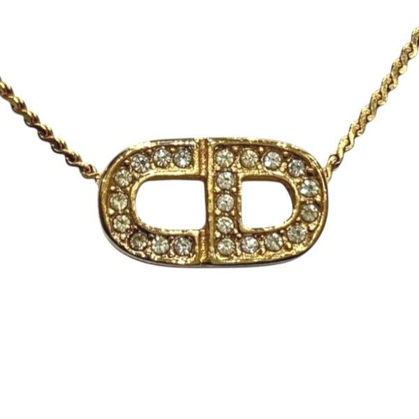 Dior CD Logo Gold Necklace
