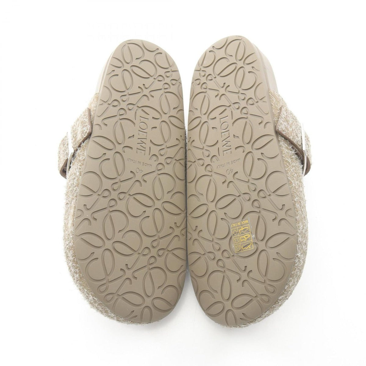 Loewe Sandals Ease Buckle Mule Beige — view 4