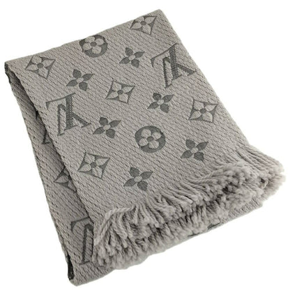 Louis Vuitton Echarpe Logo Mania Scarf Monogram Wool Silk