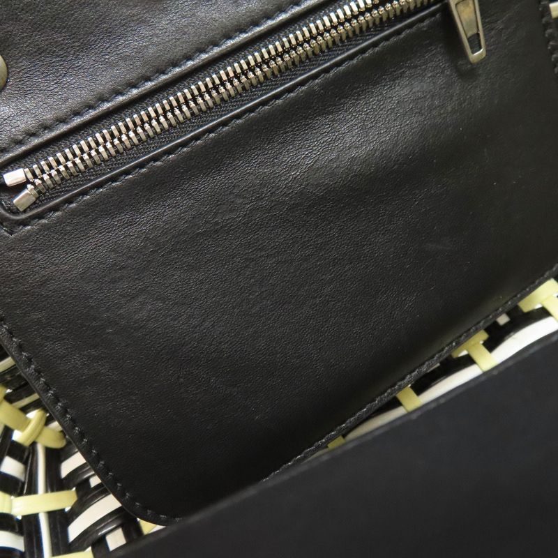 Balenciaga 671342 Bistro XS 2WAY Handbag Enamel Women