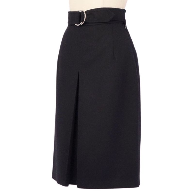 Hermes Skirt 22AW Wool None Fabric Bottoms Rede