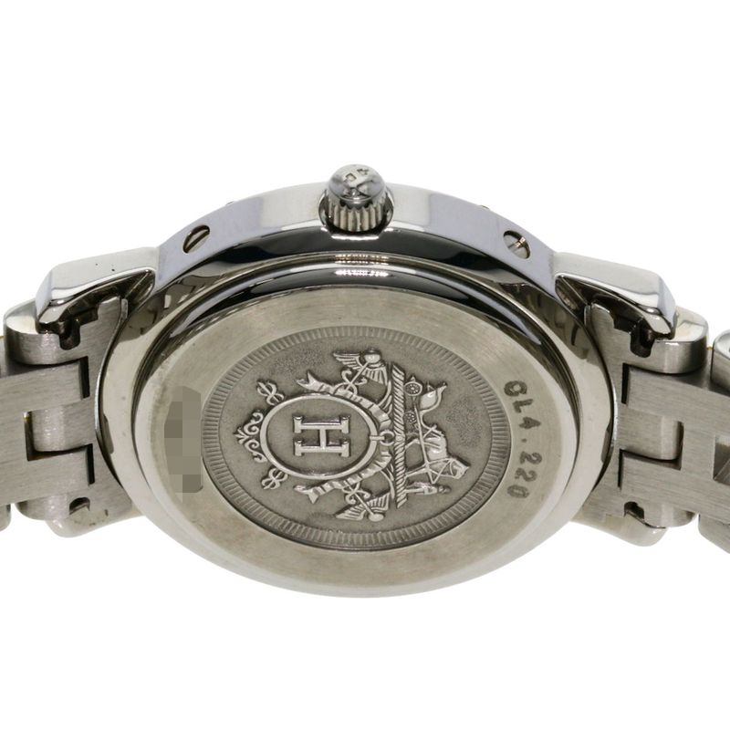 Hermes Cl4220 Clipper Watch SS Ssxgp Ladies