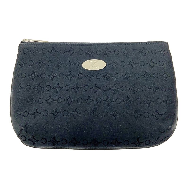 Celine Nylon Macadam Pouch Black 406449 Pouch