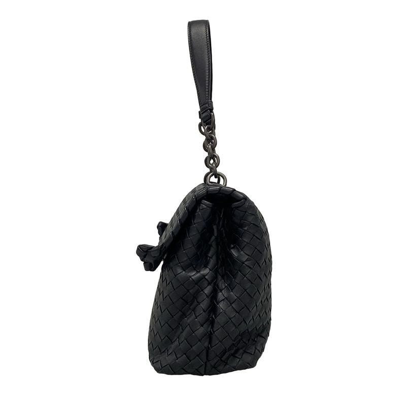 Bottega Veneta Handbag Medium Olympia Bag Dark Navy Leather