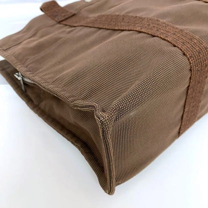 Hermes Tote Bag Tote MM Brown Her Line Excellent Condition