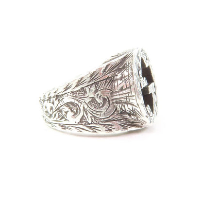 Gucci 455302 Interlocking G Arabesque Ring - Ag925 Silver 9 Size Equivalent To