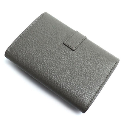 Saint Laurent 6-row YSL Logo Key Case Gray 613334 Ladies Pre-owned