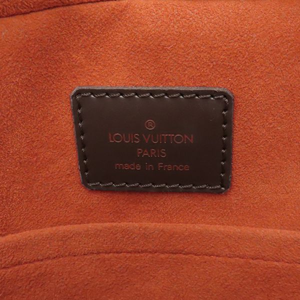 Louis Vuitton Handbag Sarria Orizontal Damier Canvas Damier Ebene Gold Hardware