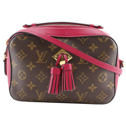 Louis Vuitton Saintonge 2WAY M43556 Monogram Canvas Coquelicot Brown/red Ca1108