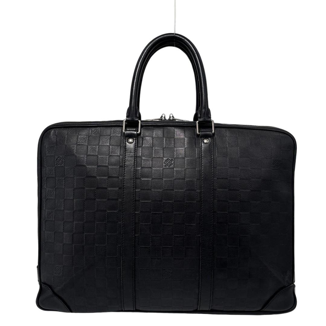 Louis Vuitton Damier Infini Porte Documents Business Bag Black