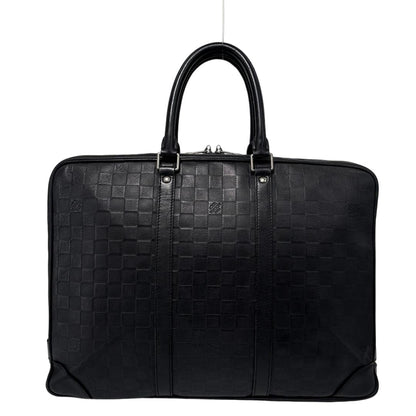 Louis Vuitton Damier Infini Porte Documents Business Bag Black