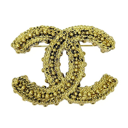 Chanel GP A11a Coco Mark Brooch Ladies Gold 351240 Brooch