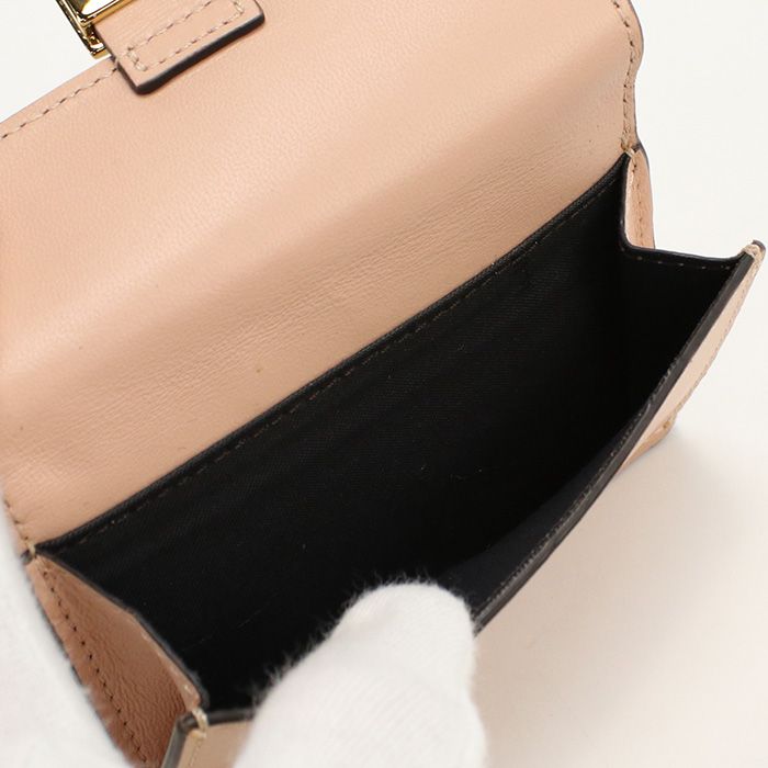 Fendi Card Case Baguette Fe86382 Card Case Leather Card Case Scuff Deuce