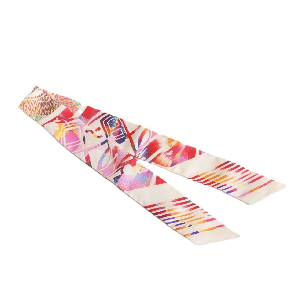 Hermes Twilly Exlibris Kyoto Marble Silk Scarf
