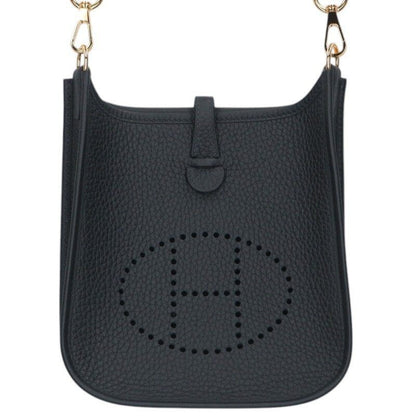 Hermes Evelyne TPM Engraved K Leather Shoulder Bag