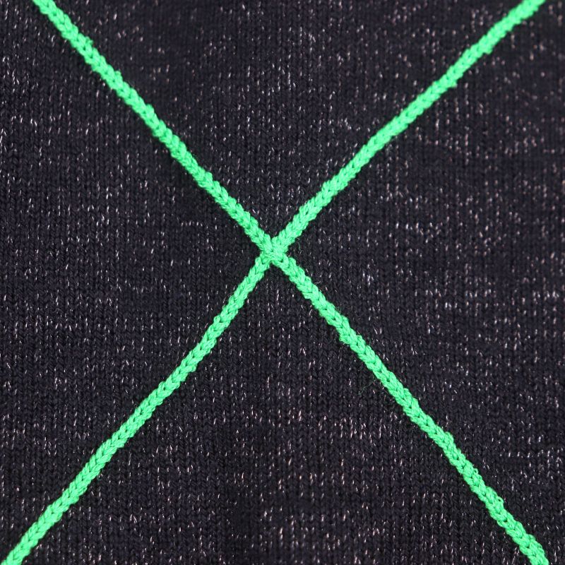  Bottega Veneta 2021 702070 Cross Stitch V-neck Knit Sweater