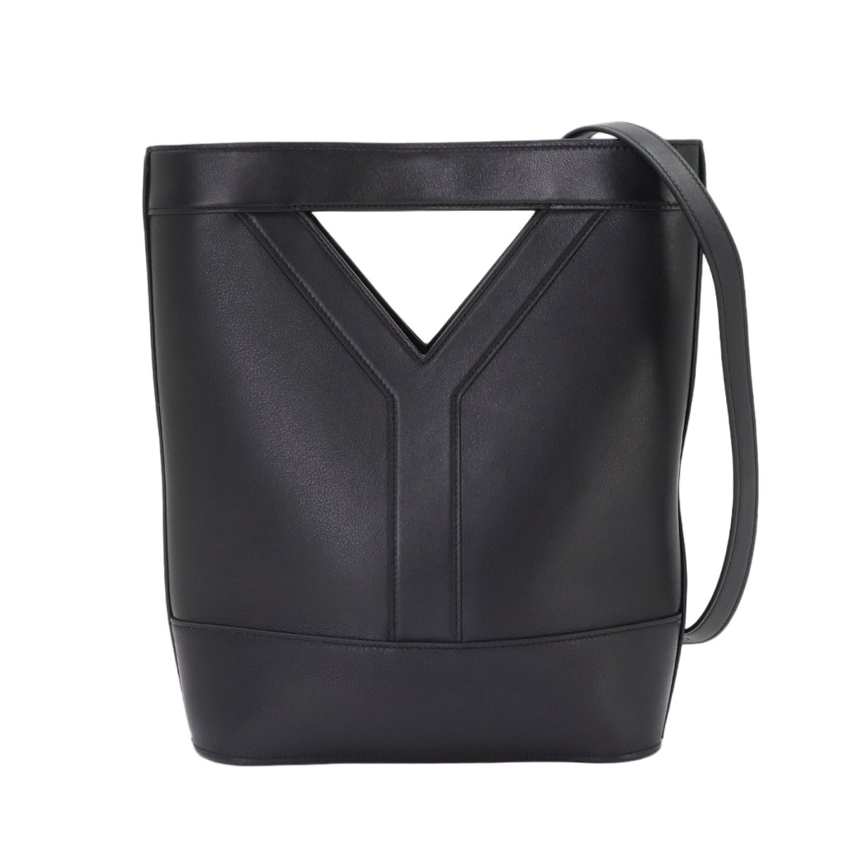Saint Laurent Bucket Small 2-Way Bag Leather Black