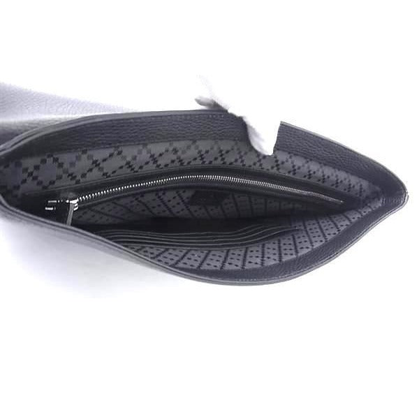 Gucci Clutch Bag Portfolio Black Leather — view 5