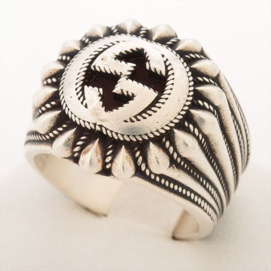 Gucci Interlocking G Silver Ring 18