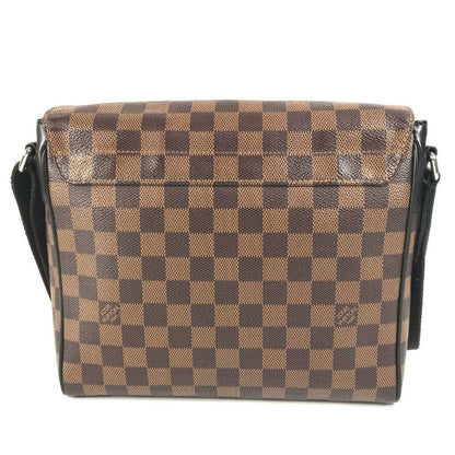 Louis Vuitton Shoulder Bag District NM PM N41031 Damier Canvas Ebène Brown