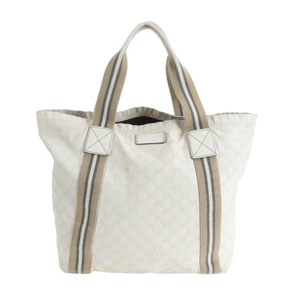 Gucci GG Canvas Leather Tote Shoulder Hand