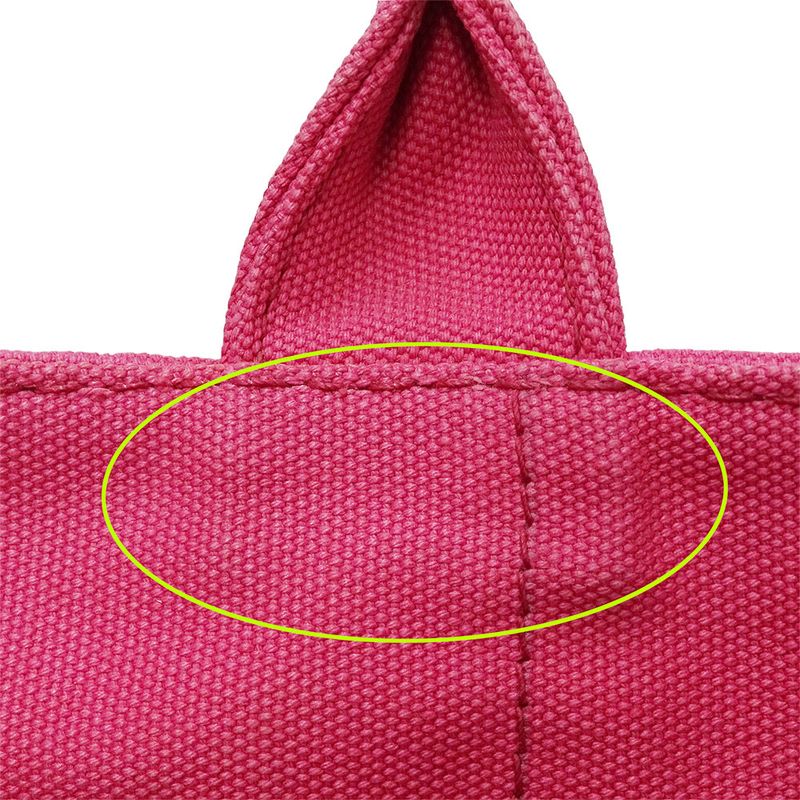 Prada Bag Women's Brand Handbag Shoulder Bag 2way Canvas Canapa Mini Pink