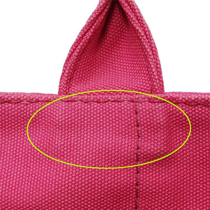 Prada Bag Women's Brand Handbag Shoulder Bag 2way Canvas Canapa Mini Pink