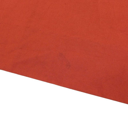 Saint Laurent Paris 80's Vintage Archive Cotton Pleated Long Skirt Red 44 Rare