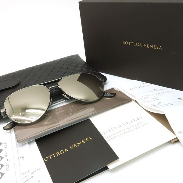Bottega Veneta Sunglasses 446850 V2330 1223 Tee A Dos Lop Mirror Lens Zeiss