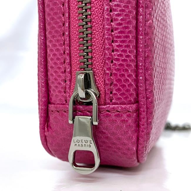 Loewe Pouch Pink Leather