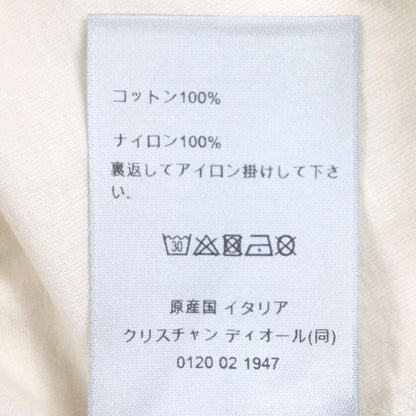  DIOR Homme 24SS 483j635a0817 Bobby Cotton Nylon Logo Damaged Relaxed Fit Crew